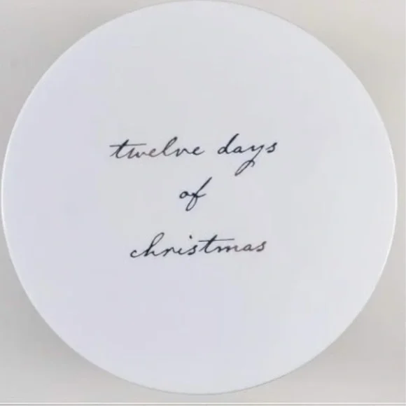 Better Homes & Gardens 12 days of Christmas cake plate stand holidays dessert - Picture 6 of 7